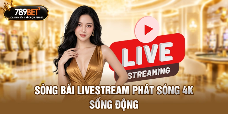 Sòng bài livestream phát sóng 4K sống động
